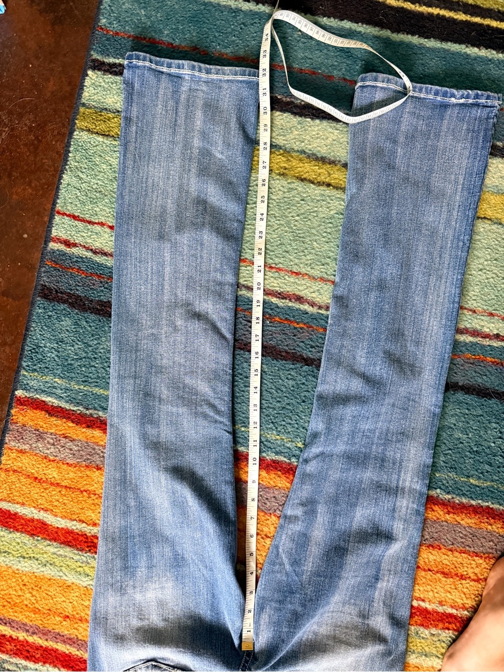 Wallflower Medium Blue Bootcut Jeans - Faded Wash - Picture 5 of 7
